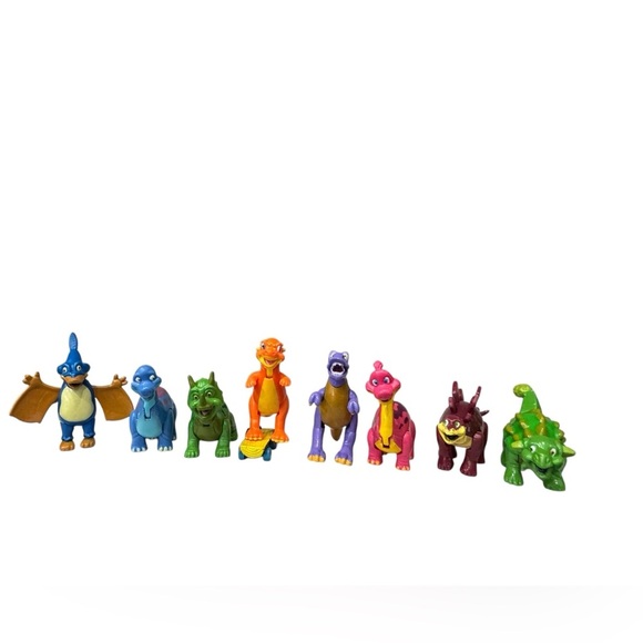 Downtown Disney T-Rex Cafe Toy Dinosaur Lot of 8 - Picture 1 of 8